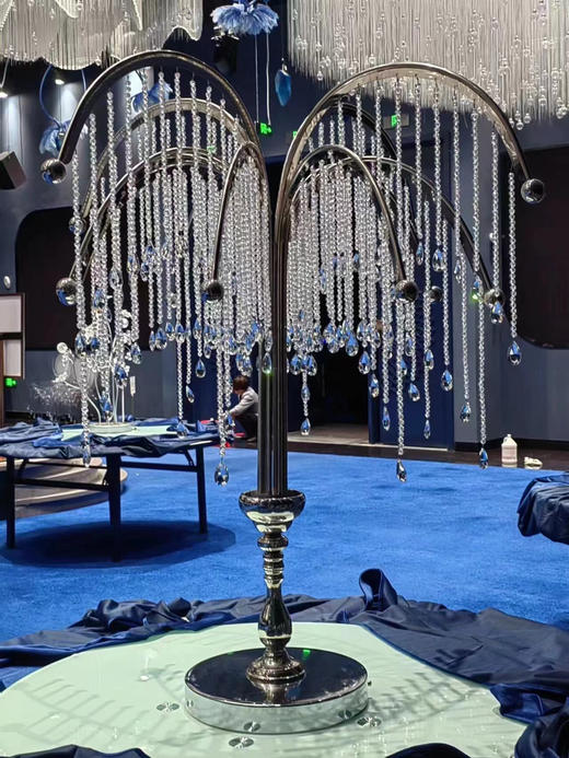 水晶珠帘花器（运费自理） 商品图0