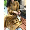 【包邮发顺丰】洛诗琳夏季新款复古油画气质真丝棉连衣裙KDL0665 商品缩略图1