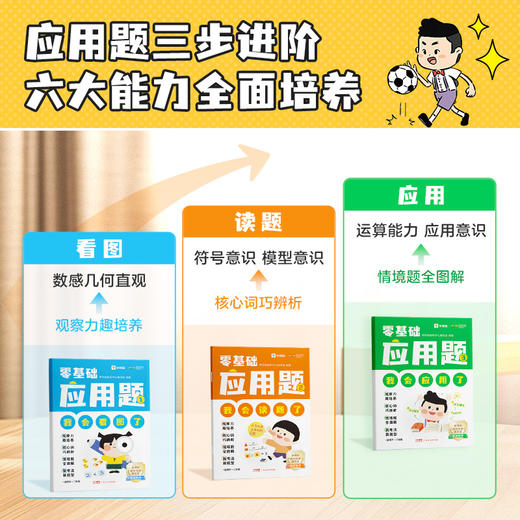 【积分换购专享】学而思零基础应用题1-3年级应用题基本功 一本通 六大能力提升 商品图1