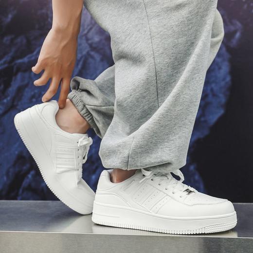 ZHR则则厚底板鞋女2024新款百搭情侣运动休闲鞋透气增高小白鞋女 商品图2