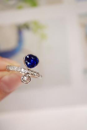 1.17ct 蓝宝石戒指