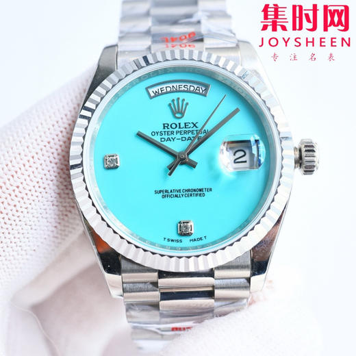 新款震撼发布 ROLEX 劳力士 星期日历型 日志36mm 宝石盘系列中性腕表，36男女皆可佩戴 无字天书 黑玛瑙 让你过目不忘！ 商品图2