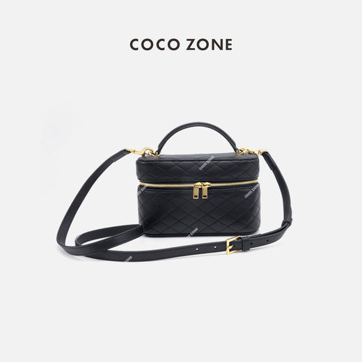 COCO ZONE2024小香风菱格斜挎包时尚气质单肩手提包CC2A0393 商品图0