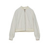 谜底短款外套女2024秋季新品简约风百搭T型宽松拉链夹克243MW0981 商品缩略图4
