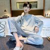 秋季新款睡衣男士春秋款长袖青少年男生男款大码学生秋季家居服套装运动秋冬款 商品缩略图4