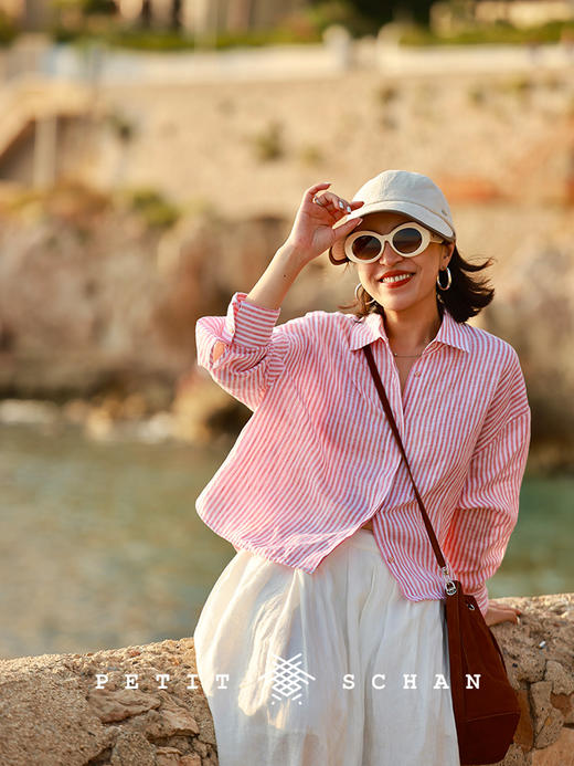 PETIT SCHAN小闪 #069 Spirited Away 千与千寻  法国进口精梳亚麻宽檐马术棒球帽 商品图8