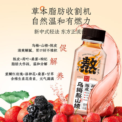 乌梅山楂汤  红豆薏米 汤 陈皮绿豆汤 三种口味 1箱10瓶*245ml 无添加健康营养休闲饮品 商品图4