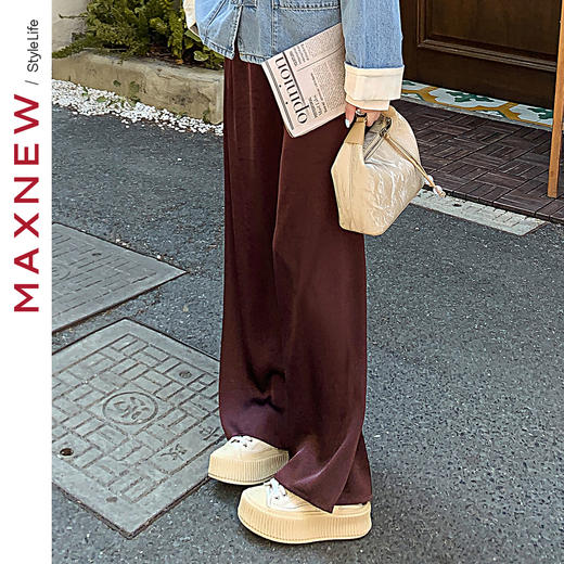 【长裤】国风盘扣直筒裤1N3224505 商品图1