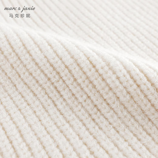 马克珍妮女童甜美立体花朵针织马甲儿童背心2024年秋装新款241037 商品图3