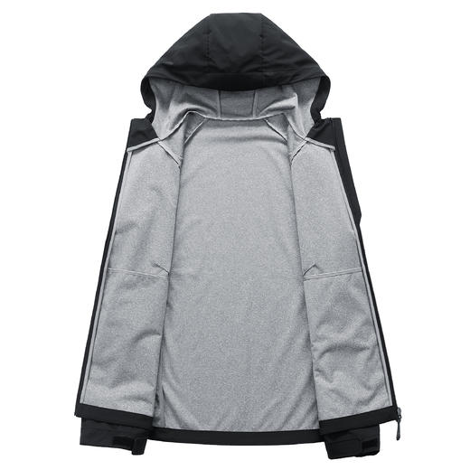 【新款DTH】大依优型大码夹克外套防水防风男宽松加肥加大码休闲上衣胖子连帽男装冲锋衣户外 商品图1