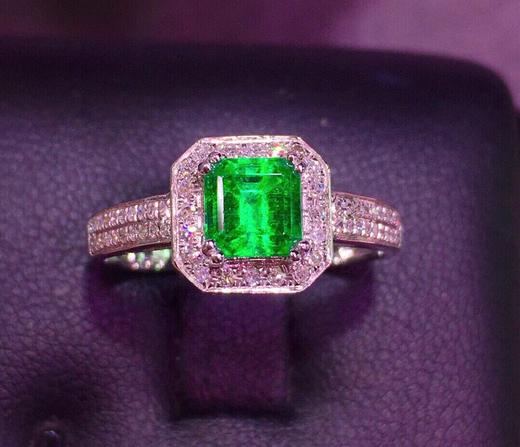 0.95ct 祖母绿戒指 商品图5