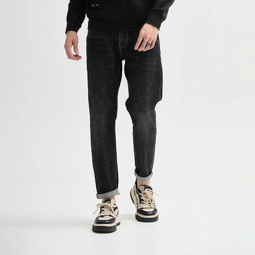 【秒杀专属】HX 春秋季水洗牛仔九分裤S210430002101 商品图0