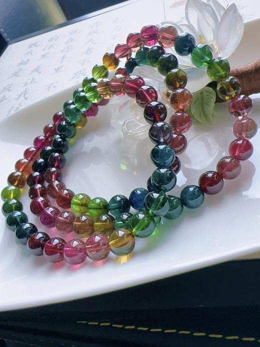 38.6g 6.5mm 碧玺手链 商品图3