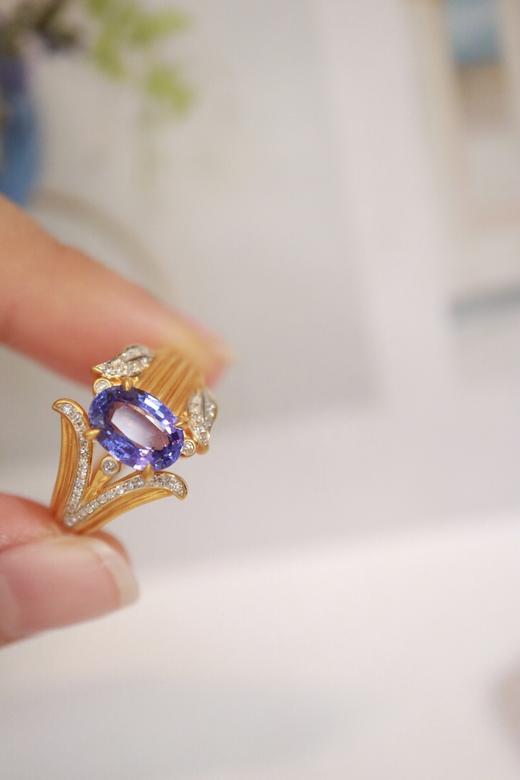 2.12ct 蓝宝石戒指 商品图0