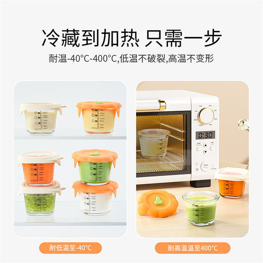 英氏辅食盒玻璃可蒸煮蛋碗婴儿专用辅食碗宝宝保鲜储存盒工具全套 商品图1