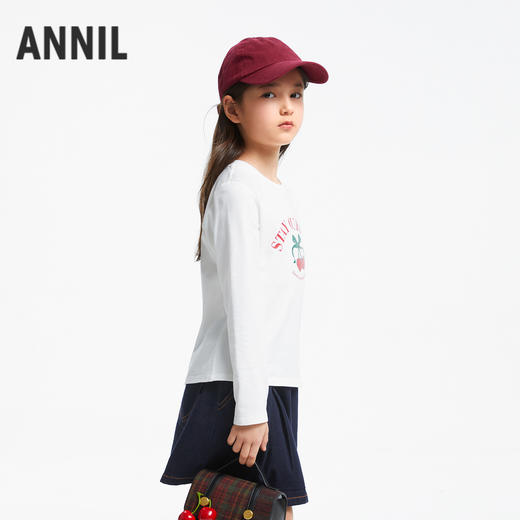 女童甜趣印花打底衫长袖新款安奈儿童装实体店同款AG431603 商品图2