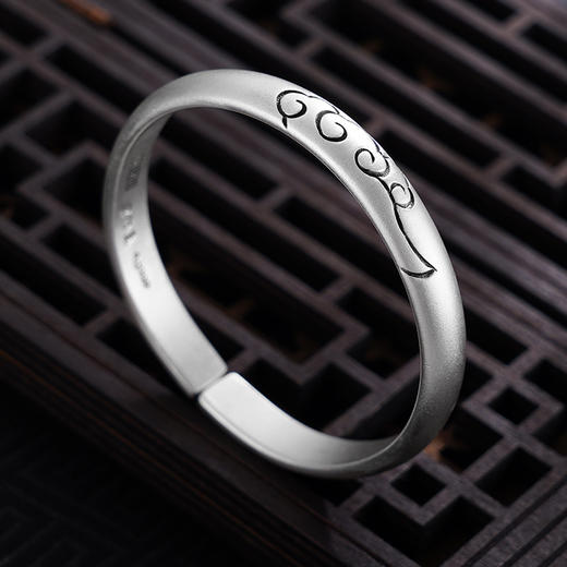 【祥云逸韵】子佩集S999银手工手镯原创设计【55081201】2407 商品图6