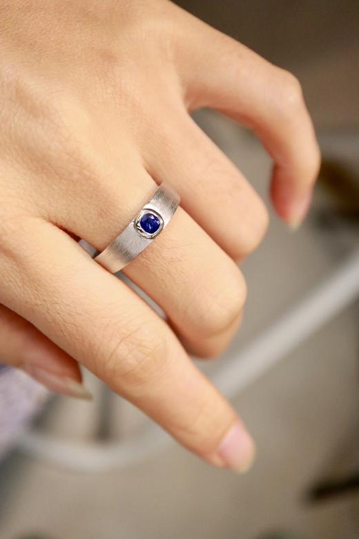 0.27ct 蓝宝石戒指 商品图8
