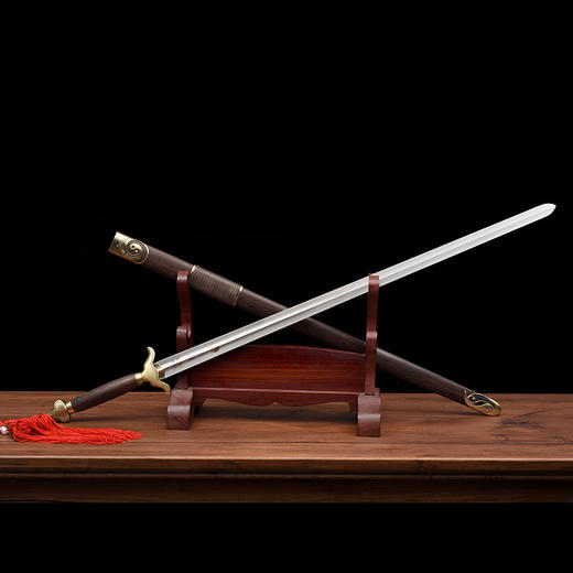 神武太极剑 不锈钢太极剑标准太极剑沈广隆剑铺龙泉沈广隆宝剑 sgl-8007未开刃 商品图3