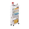 【带轮可移动书架 收纳书本文具 分类收纳】学霸在用的课桌旁收纳架 学生书桌边放书架可移动阅读架 儿童多层绘本架 商品缩略图4