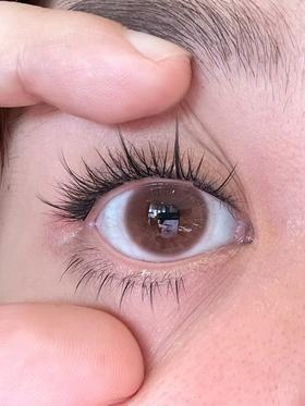 flower color半年抛美瞳 原生瞳棕 14.2mm