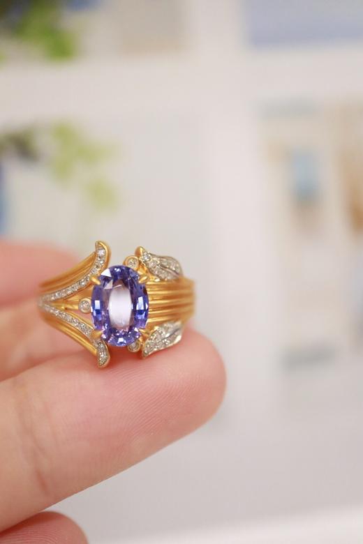 2.12ct 蓝宝石戒指 商品图6