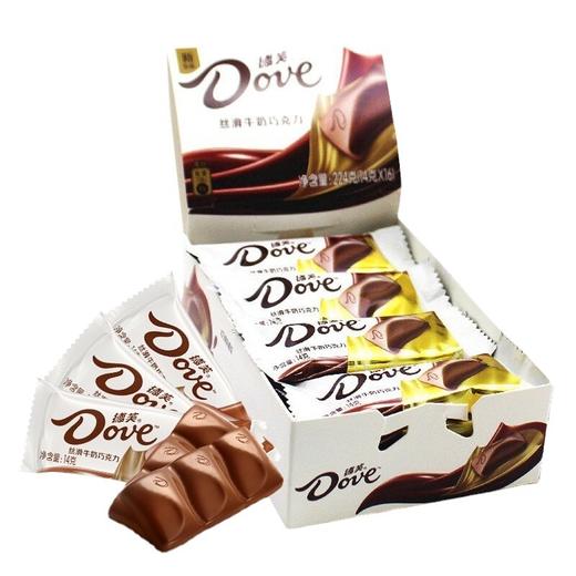 德芙巧克力排块丝滑牛奶14g情人节儿童休闲零食喜糖食品超市批发 商品图4