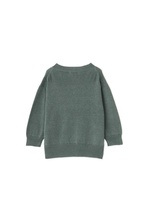 Margaret Howell 日版雾灰蓝v领丝麻针织衫 商品图3