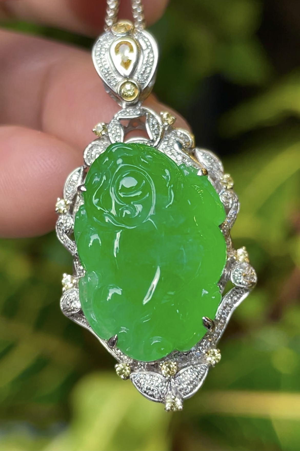 547102 翡翠高冰正阳绿貔貅