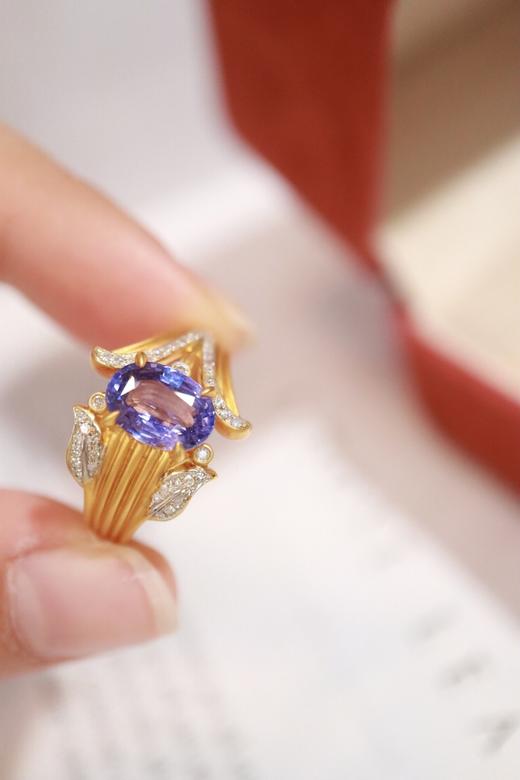 2.12ct 蓝宝石戒指 商品图2