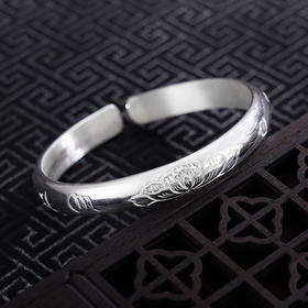 【花福同享】子佩集S999银手工手镯原创设计【55081132】2407