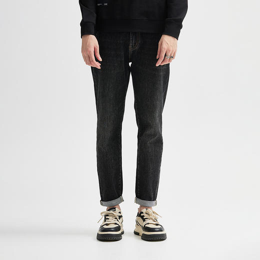 【秒杀专属】HX 春秋季水洗牛仔九分裤S210430002101 商品图4