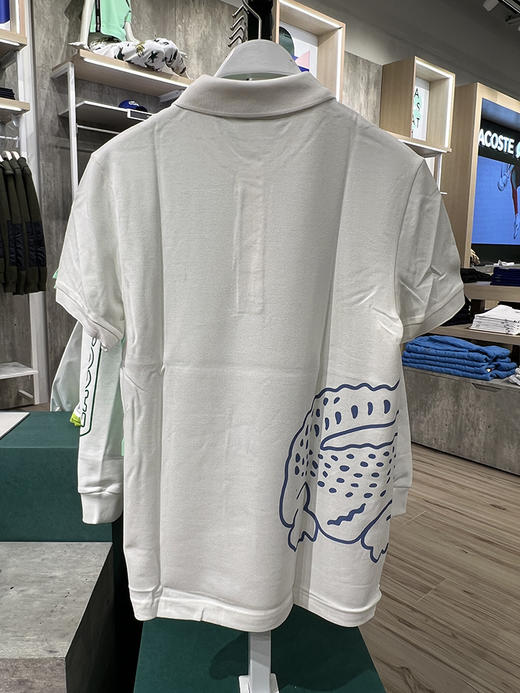 Lacoste/法国鳄鱼 男士夏季大鳄鱼印花纯棉透气短袖POLO衫PH9739 商品图1
