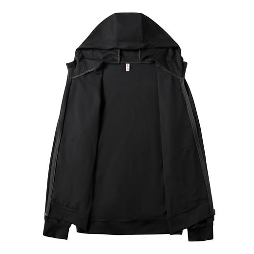 【新款DK】大依优型大码男装连帽夹克加肥加大休闲夹克胖子宽松弹力运动外套上衣 商品图4