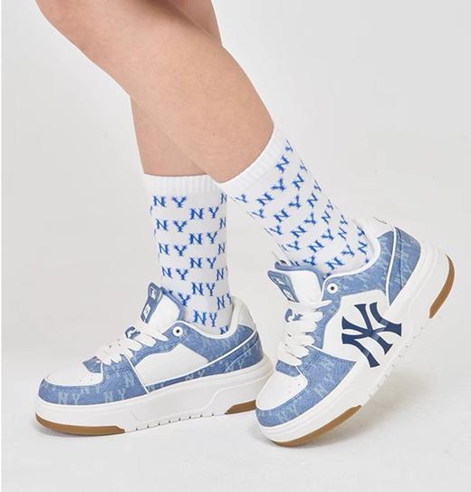 MLB老花仿牛仔学长板鞋休闲鞋 3ASXCLD4N 商品图1