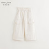 马克珍妮女童花边腰大口袋阔腿裤儿童裤子休闲裤秋装新款241366 商品缩略图1