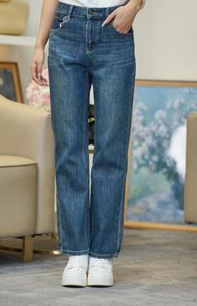 【内购不退换】【蓝M1黑S1】臣禾	时髦直筒裤JZ243060158【金猪甄选】