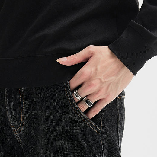 【秒杀专属】HX 春秋季水洗牛仔九分裤S210430002101 商品图7