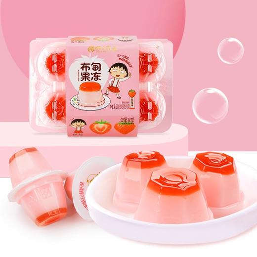 樱桃小丸子布甸果冻草莓味200克 商品图1