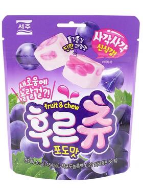 西周/葡萄味块状软糖40g