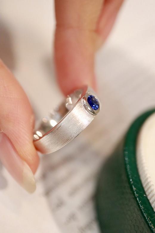 0.27ct 蓝宝石戒指 商品图0
