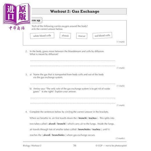 【中商原版】英国原版CGP New KS3 Year 9 Science 10-Minute Weekly Workouts (includes answers) 商品图3