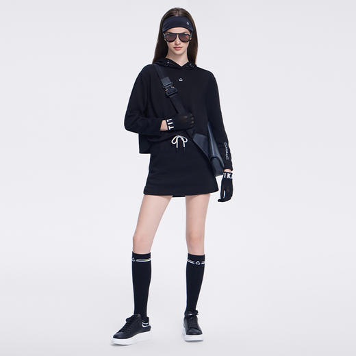 TITIKA ACTIVE 肌理感抽绳A字裙运动健身训练网球裙秋冬休闲半身裙短裙21169 商品图3