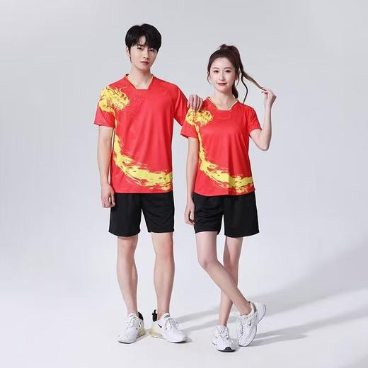 龙年新款乒乓球运动套装儿童少年款舒适透气 商品图3