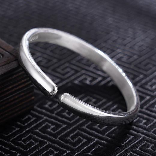 【花梦流年】子佩集S999银手工手镯原创设计【55071116】2407 商品图2