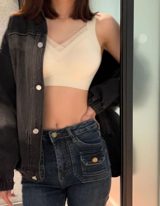 19VB66肉肤色不透无痕背扣文胸，柔软透气上托调整型收副乳，乳胶垫3/4罩杯薄模杯,不跑杯不掉肩。四季文胸，100斤以内选M，120斤以内选L,140斤以内选XL，160斤以内选XXL。 商品图7