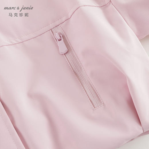 马克珍妮女童城市户外机能防风外套夹克儿童软壳衣秋装新款241236 商品图5