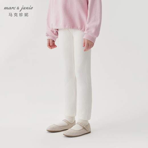 【科技发热】马克珍妮女童百搭保暖打底裤儿童裤子秋冬新款241231 商品图1