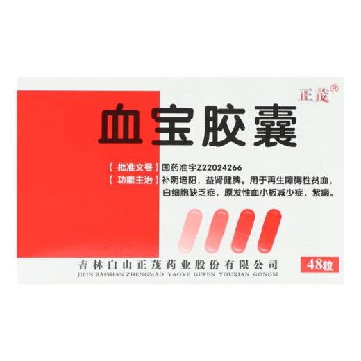 血宝胶囊，0.3g*12粒*4板， 商品图5