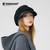 *【卡蒙】秋冬显脸小修脸翻毛皮羊皮革拼接款蓓蕾帽KM-5290 商品缩略图7